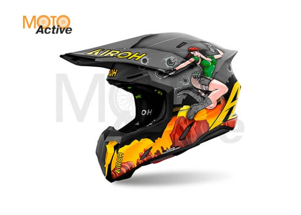 Кроссовый шлем Airoh TWIST 3 ADVENTURE Matt